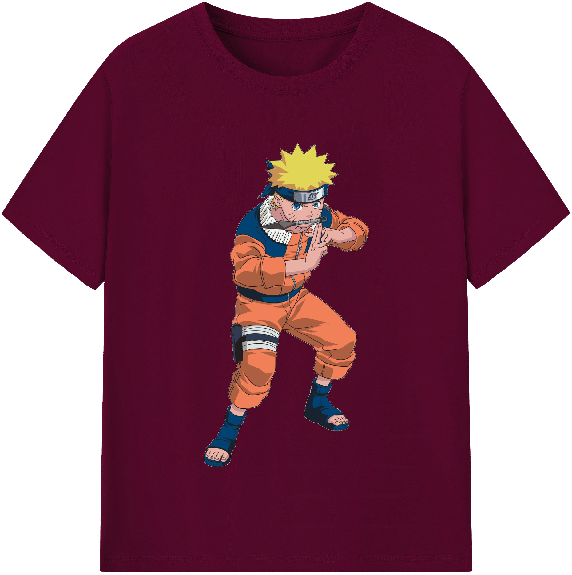 NARUTO -ナルト- うずまき ナルト Uzumaki Naruto レディースカジュアルプリントTシャツ（綿100％）